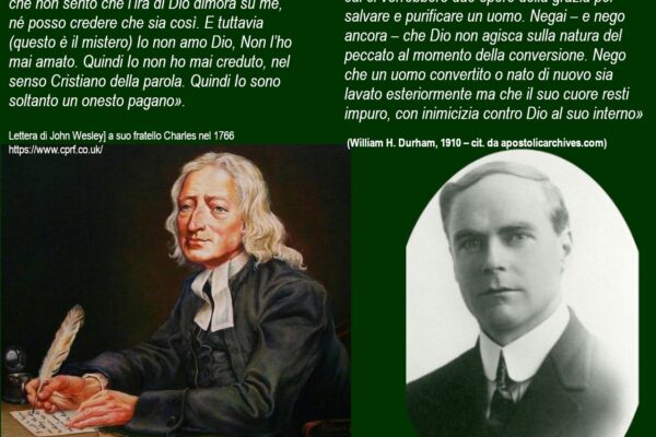 Wesleyani contro Pentecostali: nemici per vocazione