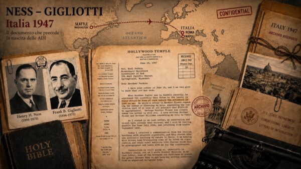 Il binomio Ness-Gigliotti: un altro tassello inedito nella storia rimossa delle ADI